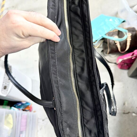 KATE SPADE Canvas Black Side Pocket Diaper Bag Multi Pocket Medium - Picture 9 of 11